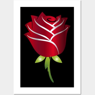 little Red Rose Posters and Art